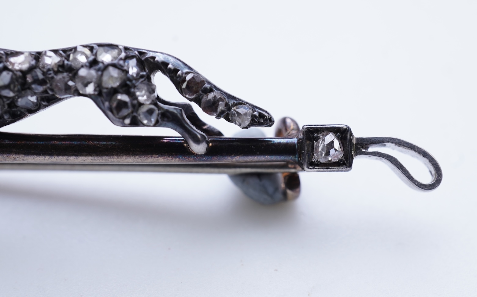 A late Victorian novelty diamond brooch, circa 1900